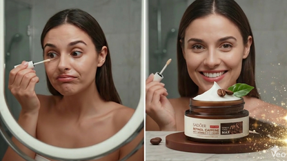Contorno de ojos en crema SADOER - Retinol + Cafeína